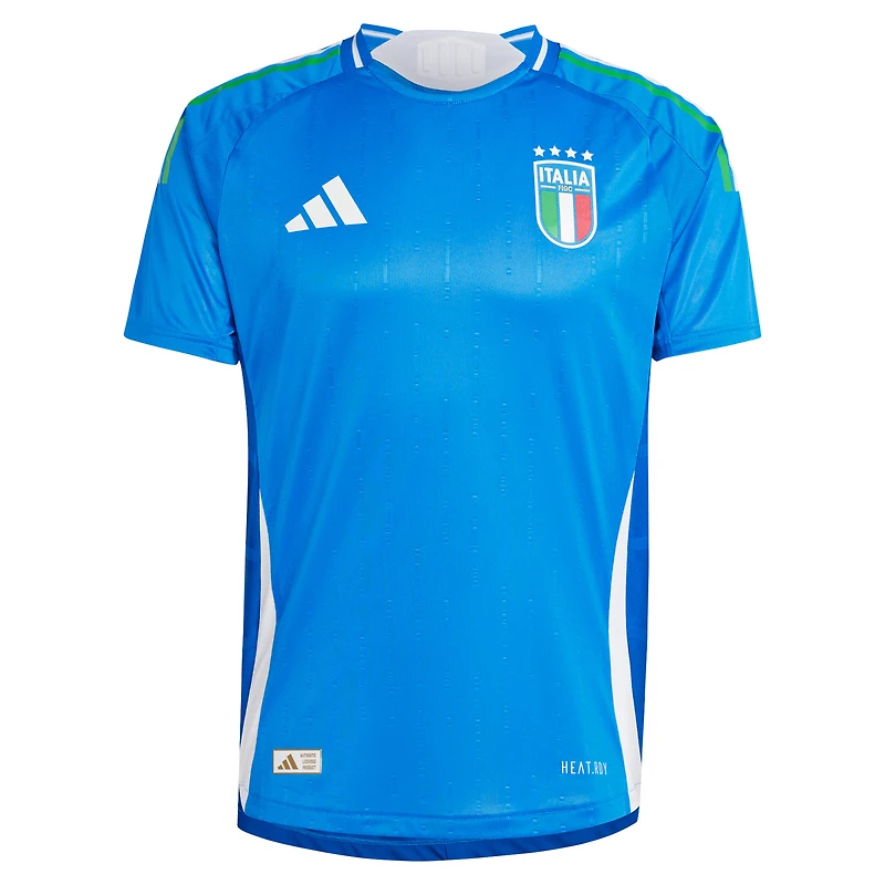 Men's adidas  Blue Italy National Team 2024 Home Authentic Jersey