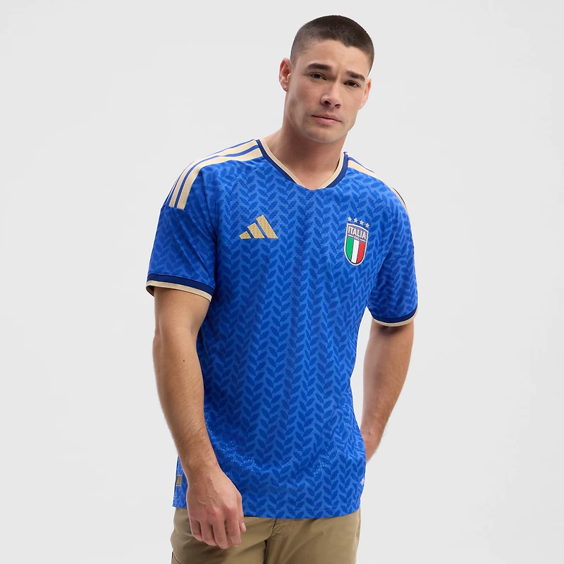 Men's adidas  Blue Italy National Team 2026 Home On-Field Authentic Jersey