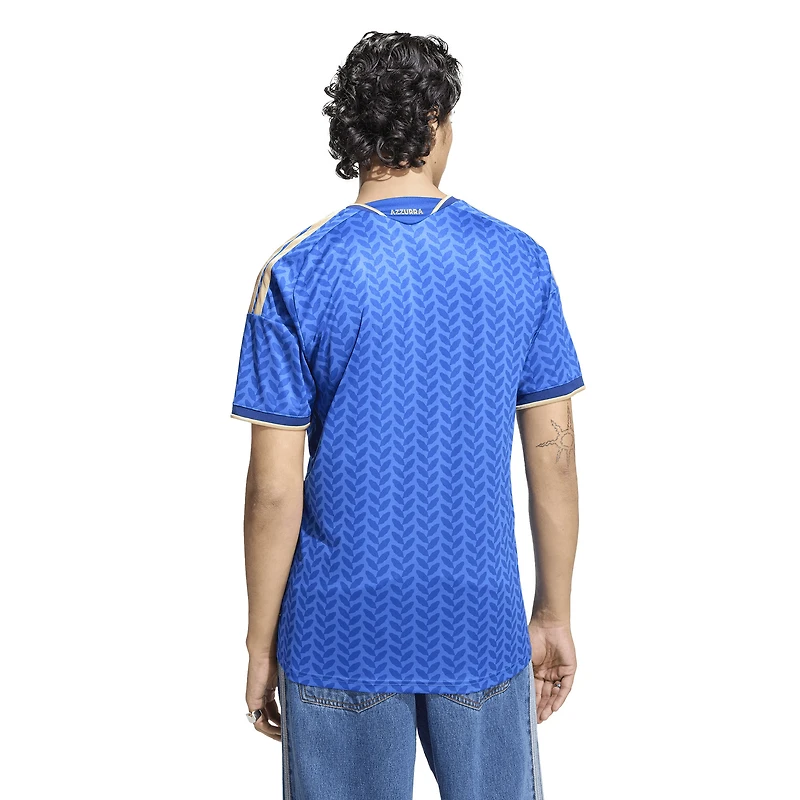 Maillot réplique domicile bleu adidas de l'équipe nationale d'Italie 2026 pour homme