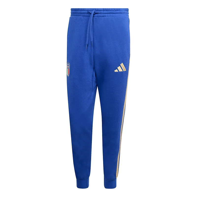 Men's adidas Blue Italy National Team Alphaskin Fleece Pants