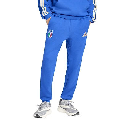Pantalon polaire Alphaskin bleu adidas pour homme, équipe nationale d'Italie