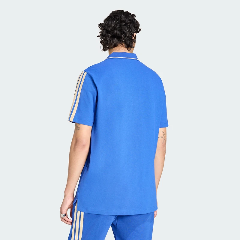 Men's adidas Blue Italy National Team Alphaskin Polo