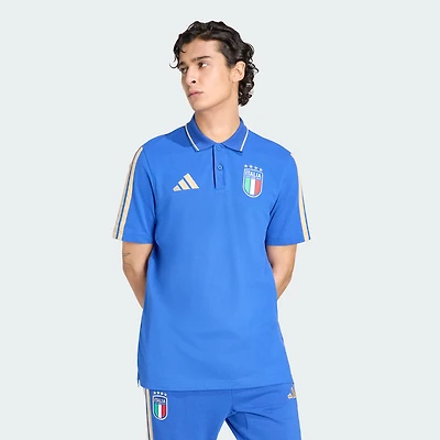Men's adidas  Blue Italy National Team Alphaskin Polo