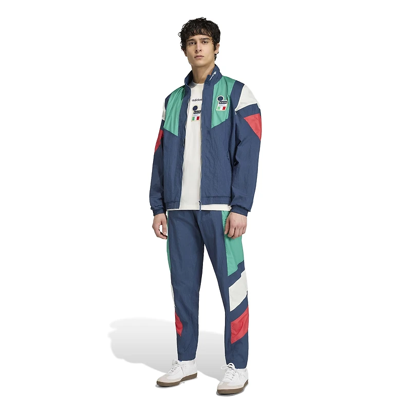 Men's adidas  Blue Italy National Team EQT Full-Zip Track Top