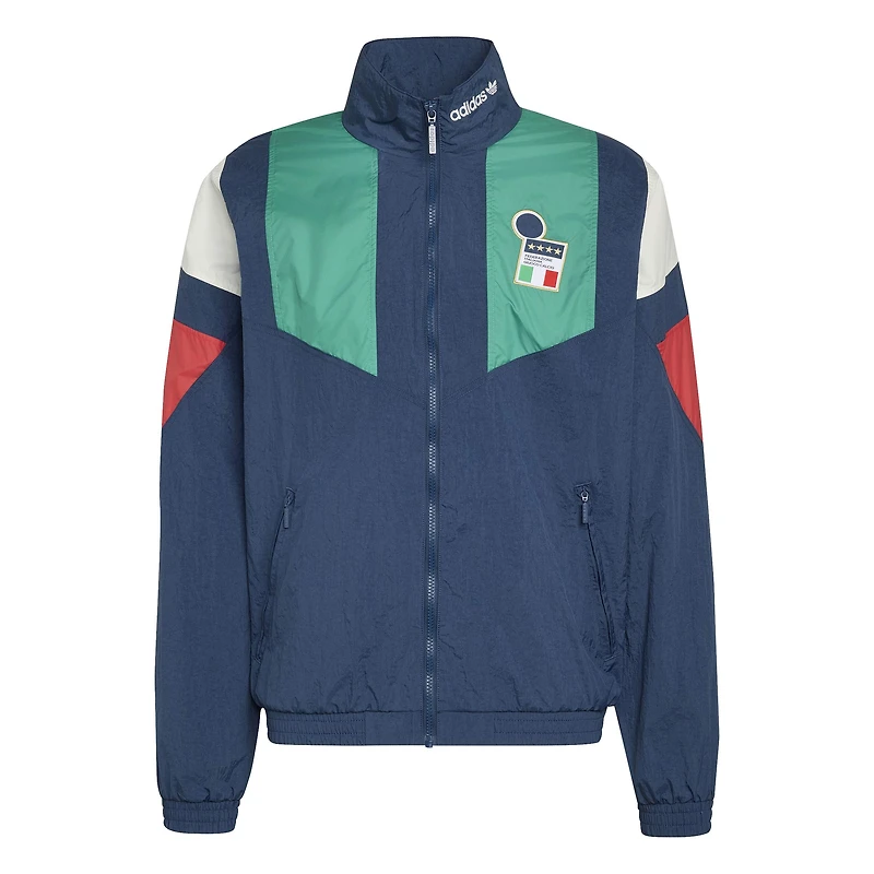 Men's adidas  Blue Italy National Team EQT Full-Zip Track Top