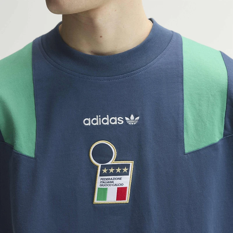 T-shirt adidas bleu EQT pour homme, équipe nationale d'Italie