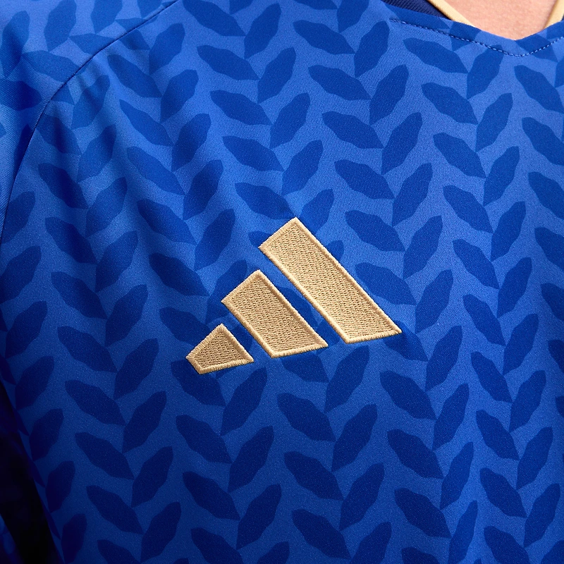 Maillot domicile réplique adidas bleu de l'équipe nationale d'Italie pour la Coupe du Monde FIFA 2026
