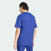 T-shirt de voyage adidas bleu pour homme, équipe nationale d'Italie, FIFA x Coupe du Monde Tiro
