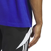 Men's adidas Blue Italy National Team Jersey Hook T-Shirt