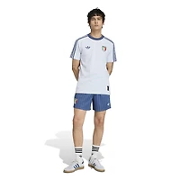 Short adidas Originals bleu pour homme, équipe nationale d'Italie