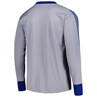 Men's adidas Gray Italy National Team Authentic Football Icon Goalkeeper Jersey