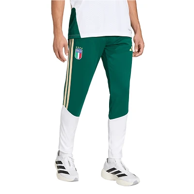 Pantalon d'entraînement adidas Tiro vert pour homme, équipe nationale d'Italie 2026