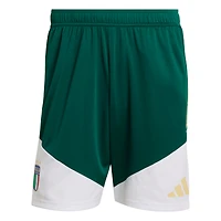 Short d'entraînement adidas vert Tiro pour homme, équipe nationale d'Italie 2026