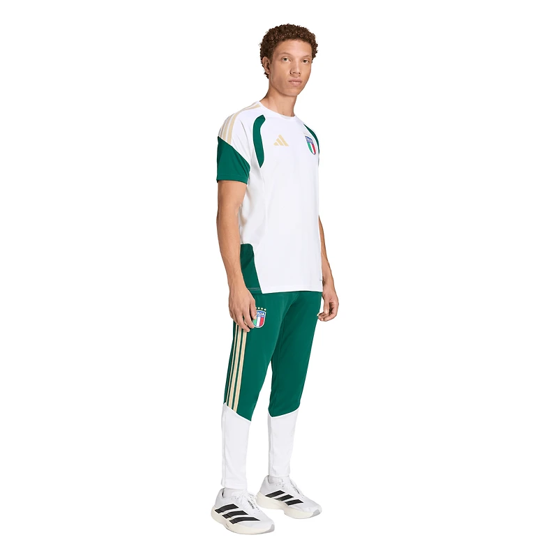 Pantalon d'entraînement adidas Tiro vert pour homme, équipe nationale d'Italie, FIFA x Coupe du Monde 2026