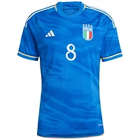 Men's adidas Jorginho Blue Italy National Team 2023/24 Home