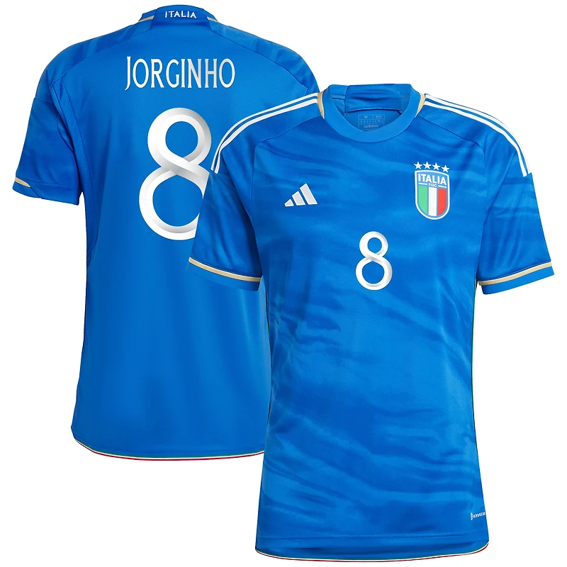 Men's adidas Jorginho Blue Italy National Team 2023/24 Home