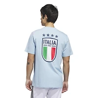 Men's adidas Light Blue Italy National Team 2026 Away Jersey Hook T-Shirt