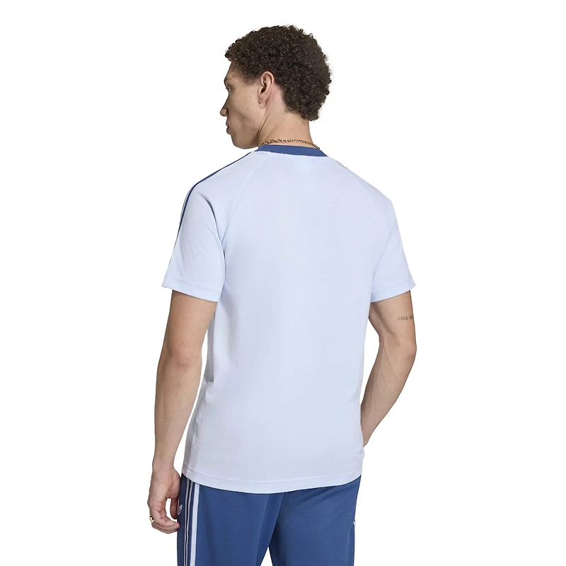 T-shirt adidas Originals bleu clair pour homme, équipe nationale d'Italie