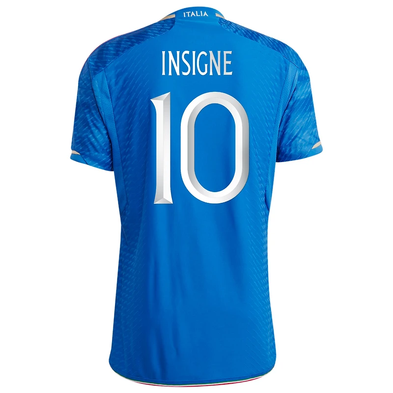 Men's adidas Lorenzo Insigne Blue Italy National Team 2023/24 Home - Authentic Player Jersey