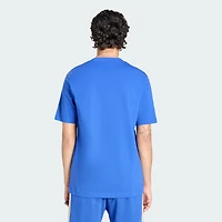 T-shirt graphique adidas Alphaskin de l'équipe nationale royale d'Italie pour hommes