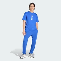 T-shirt graphique adidas Alphaskin de l'équipe nationale royale d'Italie pour hommes