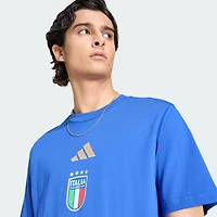 T-shirt graphique adidas Alphaskin de l'équipe nationale royale d'Italie pour hommes