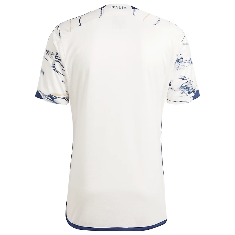 Maillot réplique blanc adidas de l'équipe nationale d'Italie pour homme, saison extérieure 2023/24