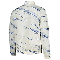 Veste à fermeture éclair intégrale réversible Anthem avec logo de l'équipe nationale d'Italie adidas pour homme, blanche