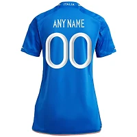 Women's adidas Blue Italy National Team 2023/24 Home - Replica Custom Jersey
