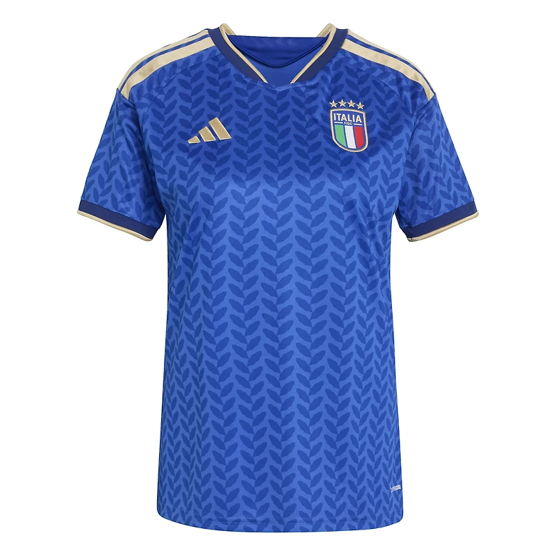 Maillot réplique domicile adidas bleu féminin de l'équipe nationale d'Italie 2026