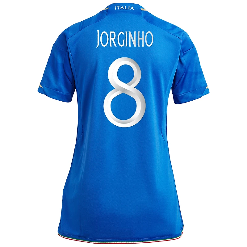adidas Jorginho Bleu Italie Équipe Nationale 2023 Domicile - Maillot Replica Player