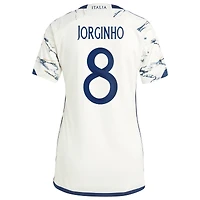 Maillot Femme adidas Jorginho Blanc Italie Équipe Nationale 2023 Extérieur Réplique