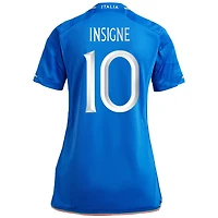 Femme adidas Lorenzo Insigne Bleu Italie Équipe Nationale 2023 Domicile - Maillot Replica Player