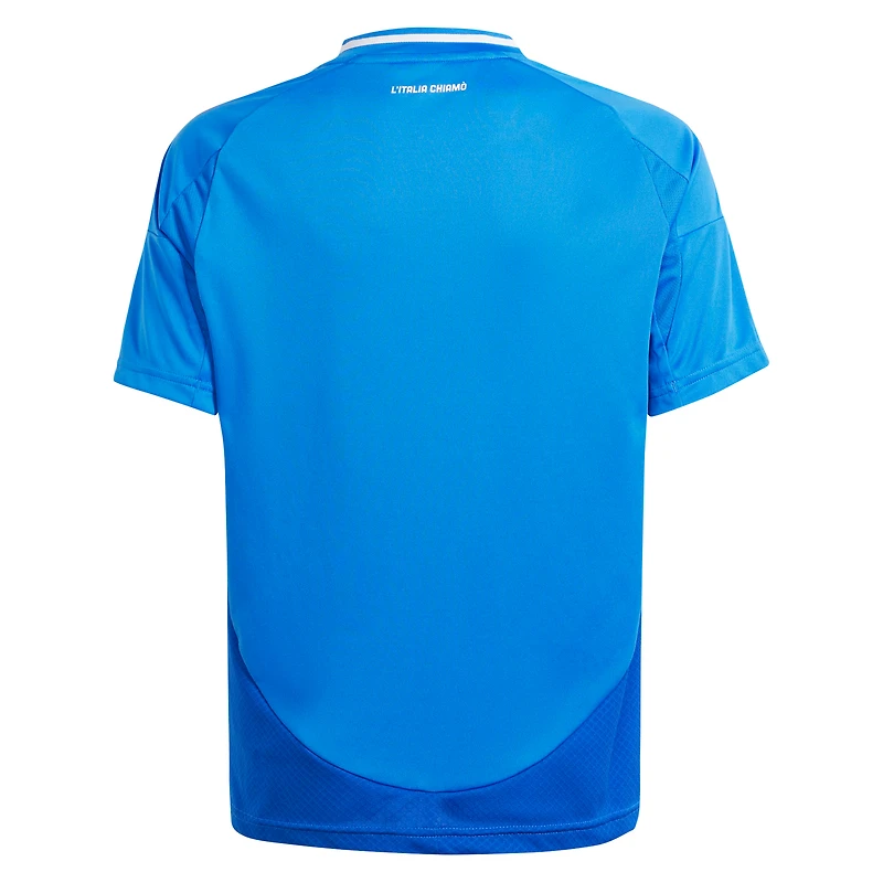 Youth adidas  Blue Italy National Team 2024 Home Replica Jersey
