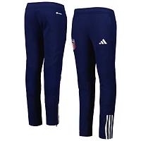 Pantalon d'entraînement de l'équipe nationale d'Italie adidas bleu pour enfant