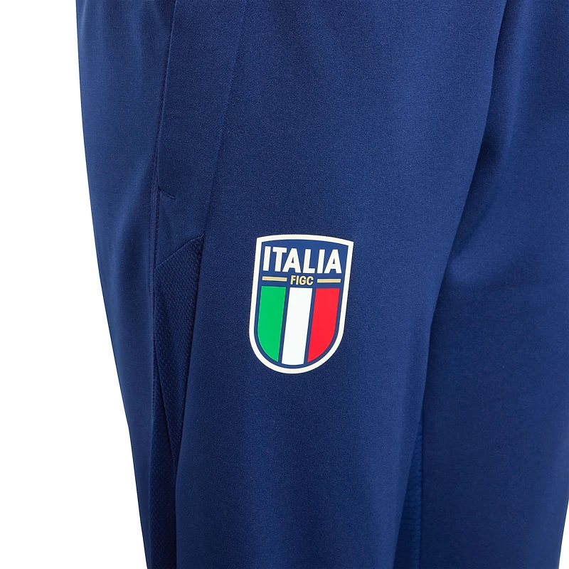 Pantalon d'entraînement de l'équipe nationale d'Italie adidas bleu pour enfant
