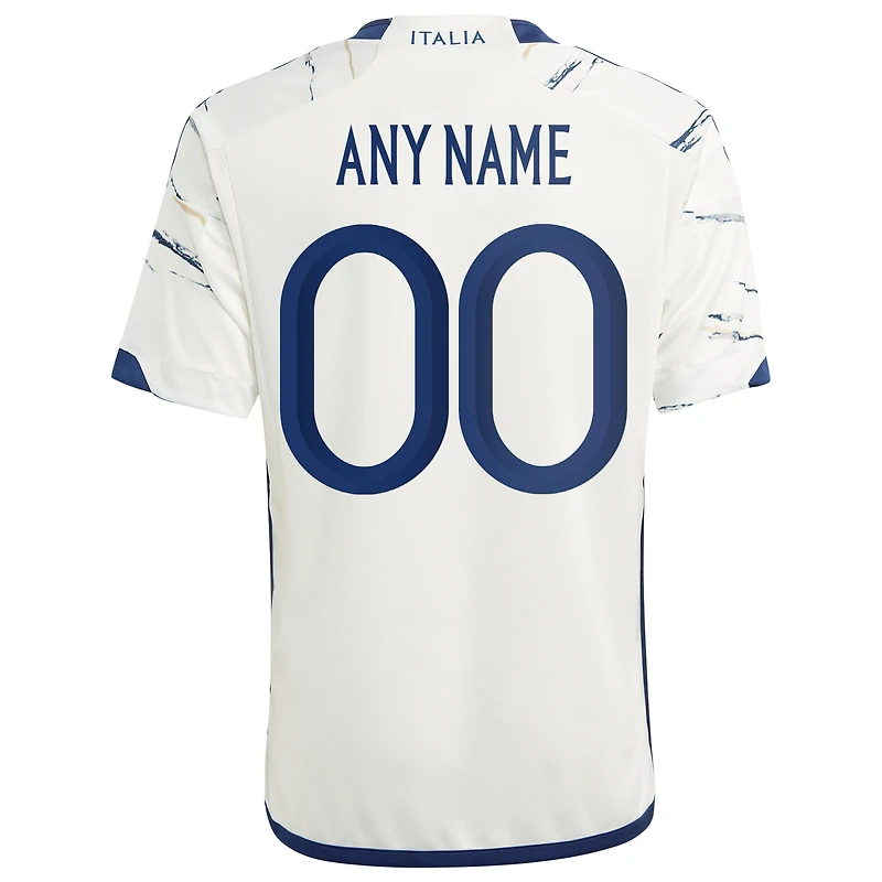 Enfant adidas Blanc Italie Équipe Nationale 2023 Extérieur - Maillot Réplique Personnalisé