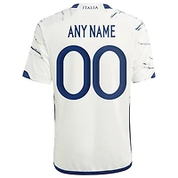Enfant adidas Blanc Italie Équipe Nationale 2023 Extérieur - Maillot Réplique Personnalisé
