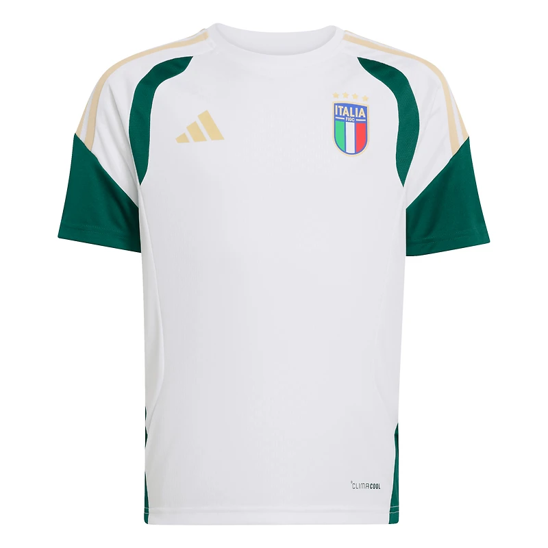 Youth adidas  White Italy National Team 2026 Away Tiro Training Jersey
