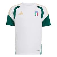 Youth adidas  White Italy National Team 2026 Away Tiro Training Jersey