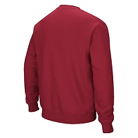 Sweat-shirt à capuche avec logo et arche Indianapolis IU Colosseum Crimson pour homme