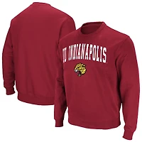 Sweat-shirt à capuche avec logo et arche Indianapolis IU Colosseum Crimson pour homme