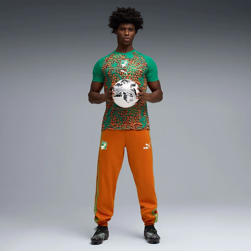 Maillot d'avant-match Puma vert homme de l'équipe nationale Côte d'Ivoire 2026