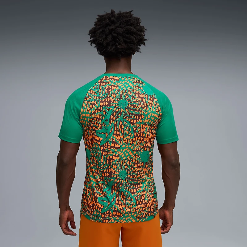 Men's Puma Green Ivory Coast National Team 2026 Pre-Match Top
