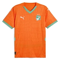 Men's Puma Orange Ivory Coast National Team 2025 Home Replica Jersey