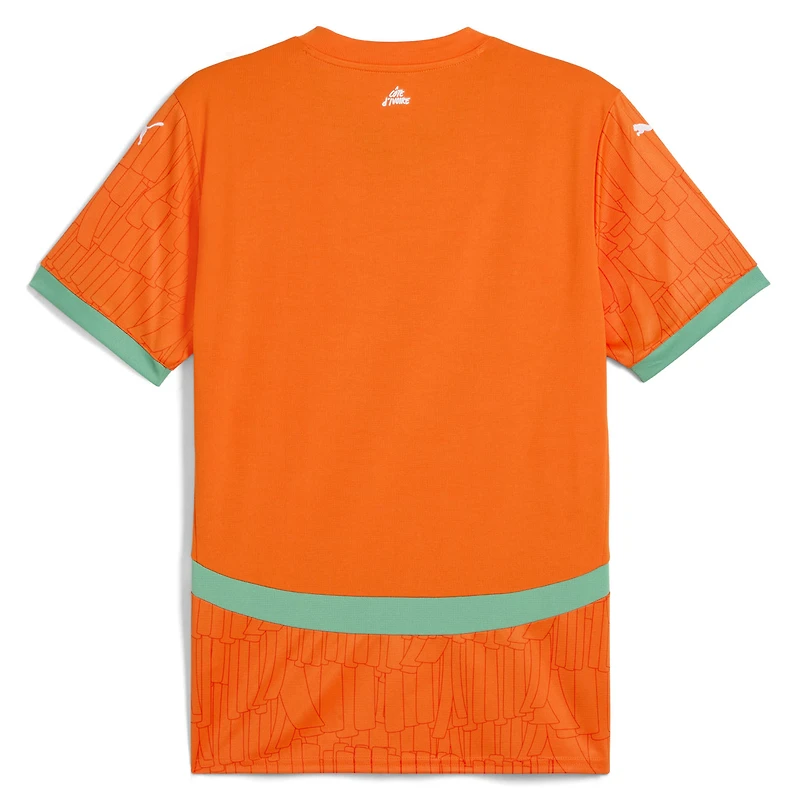 Men's Puma Orange Ivory Coast National Team 2025 Home Replica Jersey