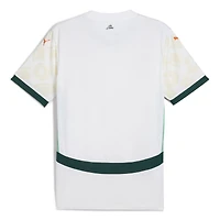 Men's Puma White Ivory Coast National Team 2025 Away Replica Jersey