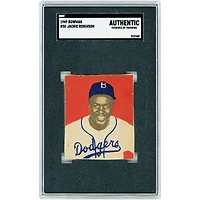 Jackie Robinson Brooklyn Dodgers 1949 Bowman #50 SGC Authenticated Auth Rookie Card