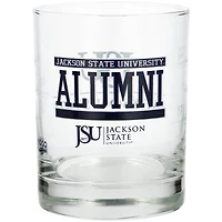 Jackson State Tigers 14oz. Verre à roches d'anciens élèves