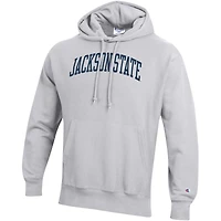 Sweat à capuche gris Champion pour homme des Jackson State Tigers Reverse Weave